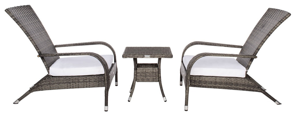 Safavieh Edna 3Pc Lounge Set | Outdoor Chairs |  Modishstore  - 25