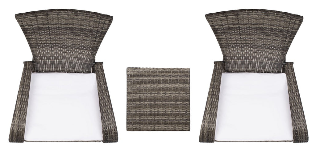 Safavieh Edna 3Pc Lounge Set | Outdoor Chairs |  Modishstore  - 21