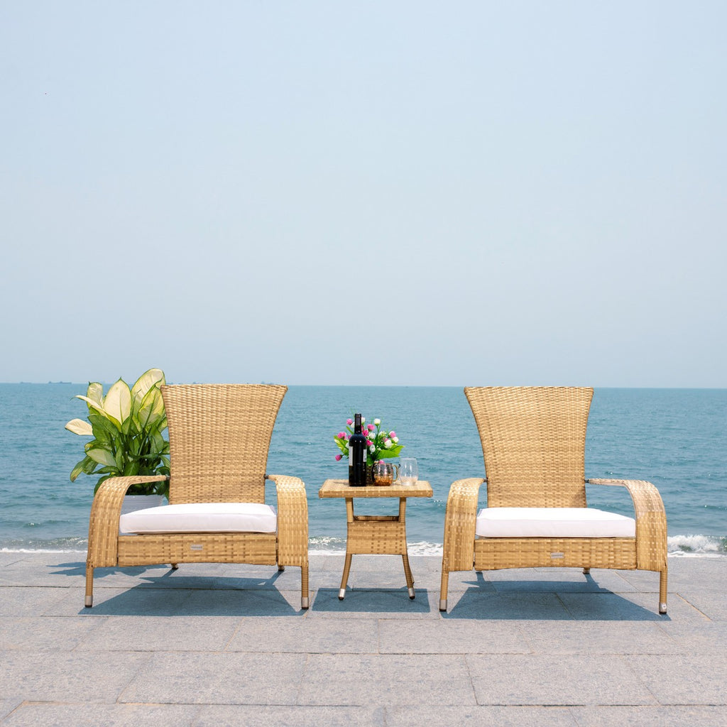 Safavieh Edna 3Pc Lounge Set | Outdoor Chairs |  Modishstore  - 27
