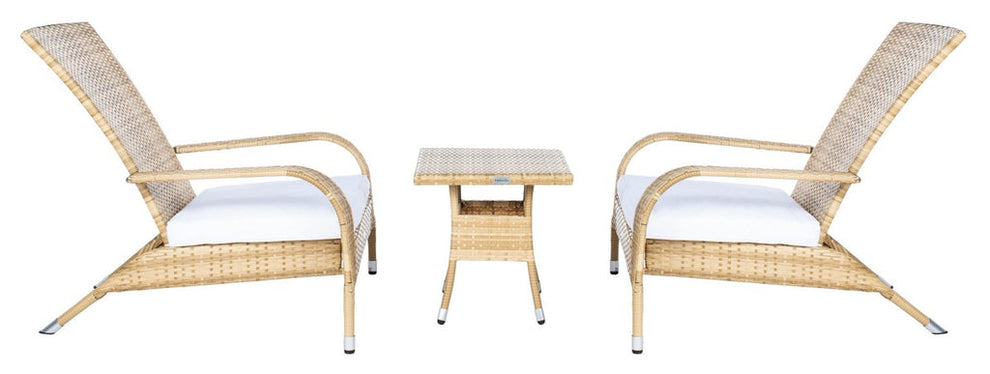 Safavieh Edna 3Pc Lounge Set | Outdoor Chairs |  Modishstore  - 33