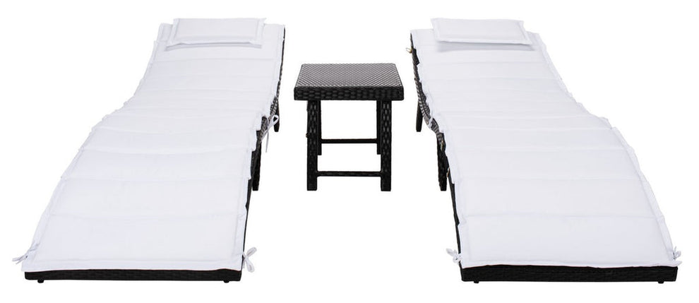 Safavieh Carew 3Pc Sun Lounger Set | Outdoor Recliners & Lounge Chairs |  Modishstore  - 2