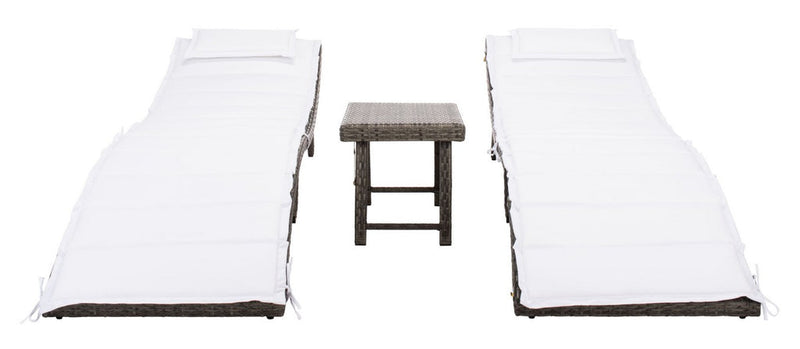 Safavieh Carew 3Pc Sun Lounger Set | Outdoor Recliners & Lounge Chairs |  Modishstore  - 18