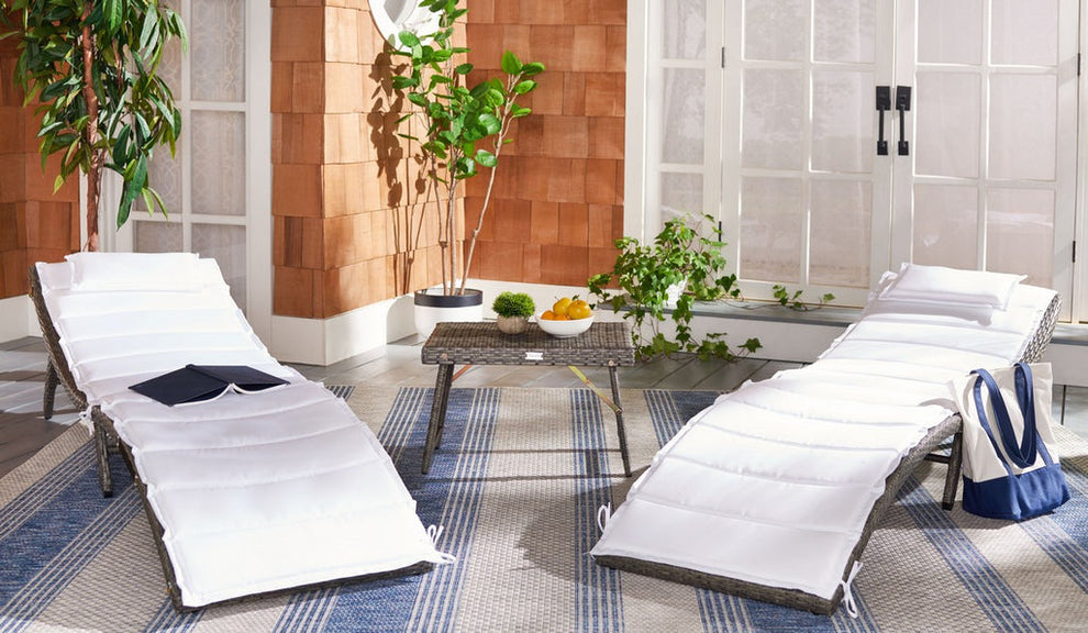 Safavieh Carew 3Pc Sun Lounger Set | Outdoor Recliners & Lounge Chairs |  Modishstore  - 17