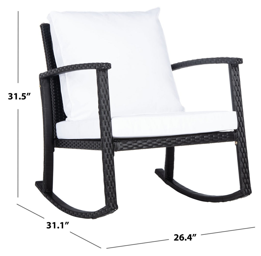 Safavieh Daire Rocking Chair | Outdoor Chairs |  Modishstore  - 7