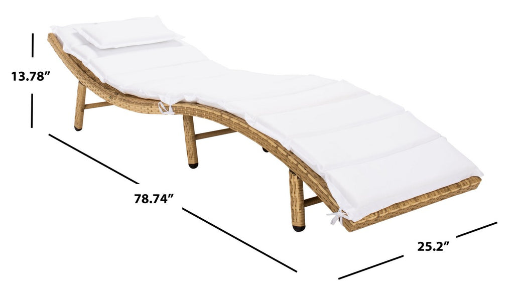 Safavieh Colley Sunlounger | Outdoor Recliners & Lounge Chairs |  Modishstore  - 27