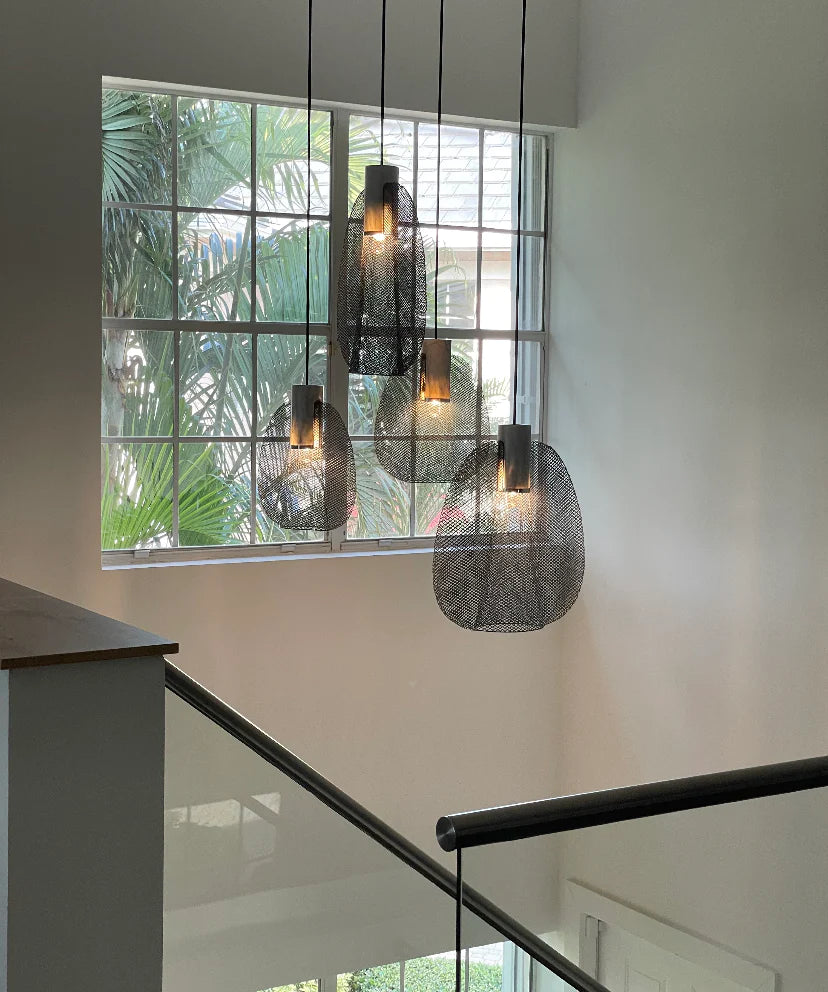 Oggetti Petiole Pendant Lamp Medium Dark Grey | Pendant Lamps | Modishstore