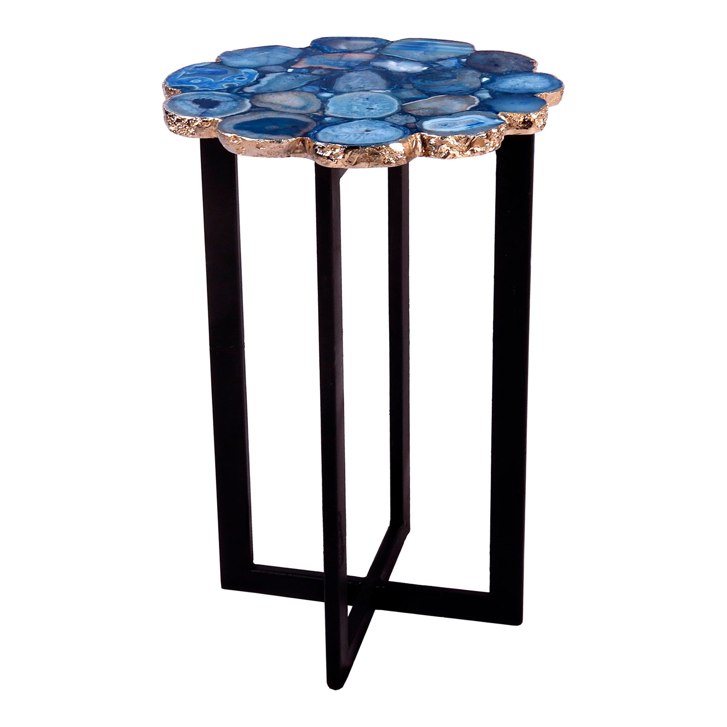 Moe's Home Collection Azul Agate Accent Table | Modishstore | Accent Tables-4