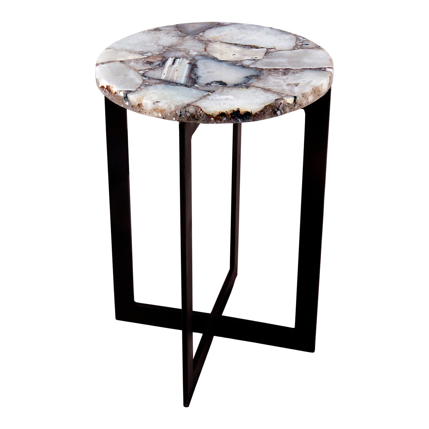 Moe's Home Collection Blanca Agate Accent Table | Modishstore | Accent Tables-4