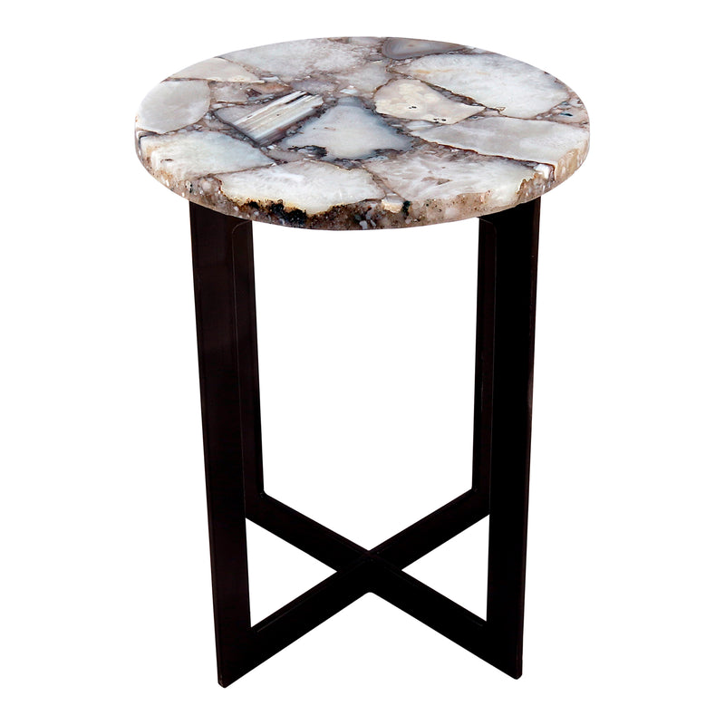 Moe's Home Collection Blanca Agate Accent Table | Modishstore | Accent Tables