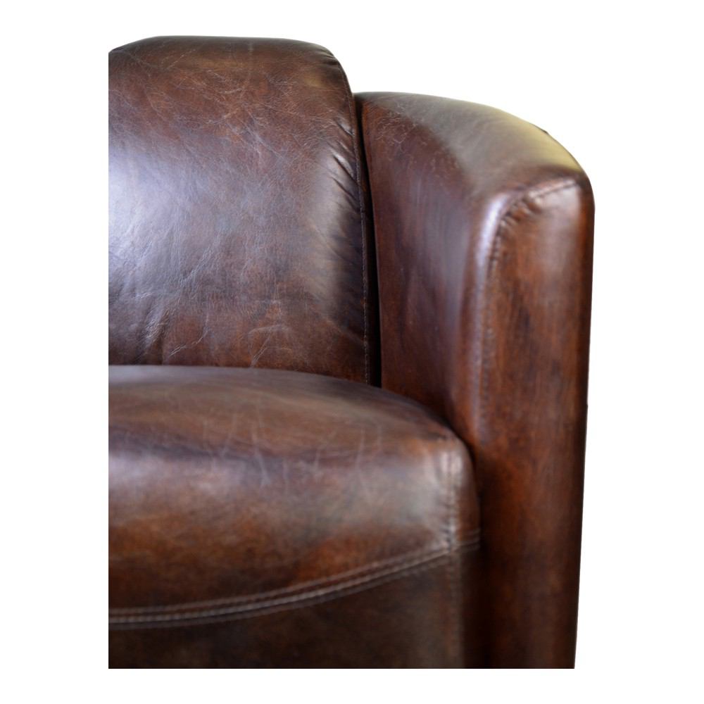 Moe's Home Collection Salzburg Club Chair - Brown | Modishstore | Accent Chairs-3