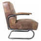 Moe's Home Collection Perth Club Chair - Light Brown | Modishstore | Accent Chairs-8