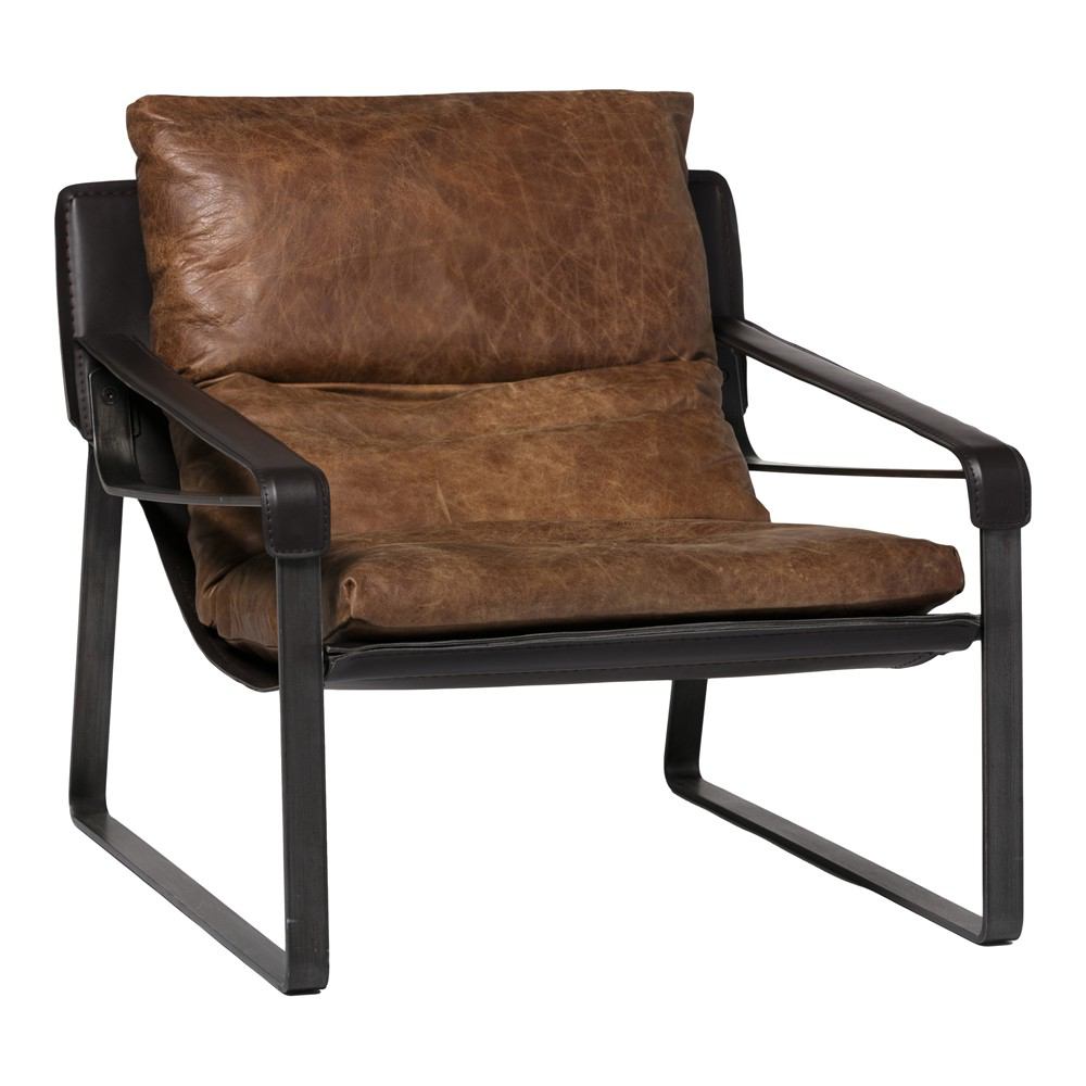 Moe's Home Collection Connor Club Chair - Brown | Modishstore | Accent Chairs