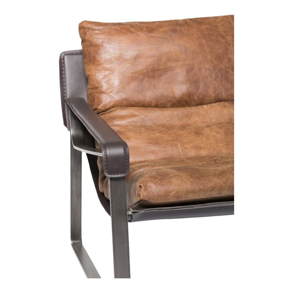 Moe's Home Collection Connor Club Chair - Brown | Modishstore | Accent Chairs-5
