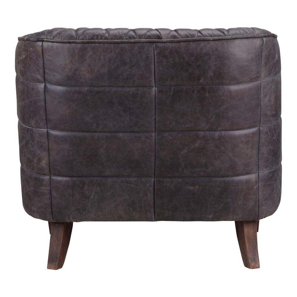 Moe's Home Collection Magdelan Tufted Leather Arm Chair | Modishstore | Armchairs-10