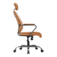EXECUTIVE SWIVEL OFFICE CHAIR COGNAC | Modishstore | Office Chairs-3