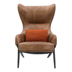 Amos Leather Accent Chair By Moe's Home Collection