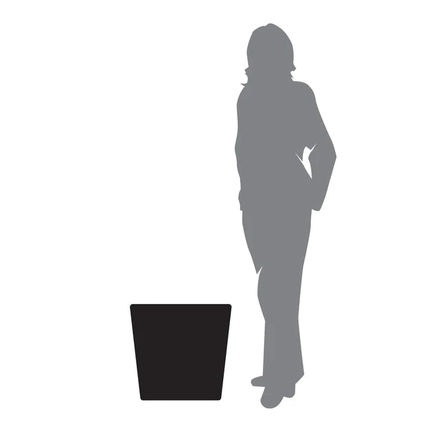 LC Plastic Planter Sqr Short W By Gold Leaf Design Group | Planters, Troughs & Cachepots | Modishstore - 4