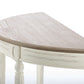 baxton studio vologne traditional white wood french console table | Modish Furniture Store-2