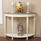 Baxton Studio Vologne Traditional White Wood French Console Table | Modishstore | Console Tables