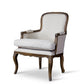 baxton studio napoleon traditional french accent chair ash | Modish Furniture Store-2