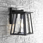 Safavieh Stern Outdoor Wall Lantern - Black | Outdoor Lights | Modishstore - 3