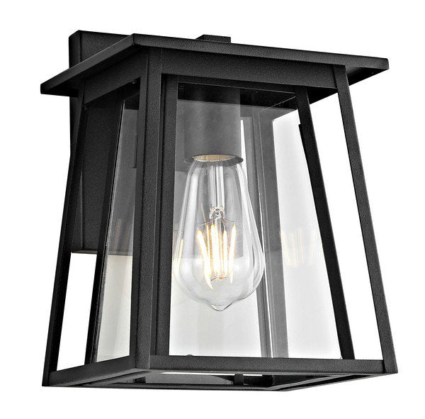 Safavieh Stern Outdoor Wall Lantern - Black | Outdoor Lights | Modishstore - 2