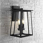 Safavieh Velza Outdoor Wall Lantern - Black | Outdoor Lights | Modishstore - 3