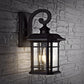 Safavieh Lolia Outdoor Wall Lantern - Black | Outdoor Lights | Modishstore