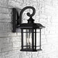 Safavieh Lolia Outdoor Wall Lantern - Black | Outdoor Lights | Modishstore - 3