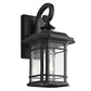 Safavieh Lolia Outdoor Wall Lantern - Black | Outdoor Lights | Modishstore - 2