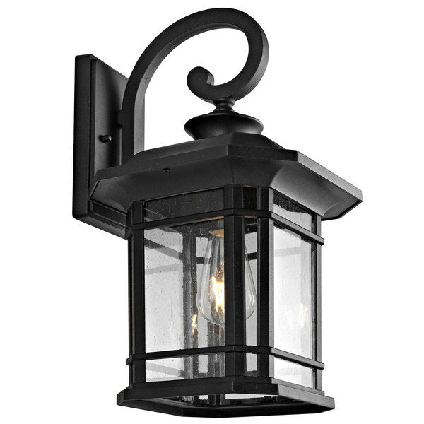 Safavieh Cendra Outdoor Wall Lantern - Black | Outdoor Lights | Modishstore - 2
