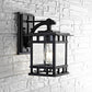 Safavieh Grayter Outdoor Wall Lantern - Black | Outdoor Lights | Modishstore - 3