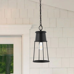 Safavieh Laela Outdoor Pendant/Black - Black