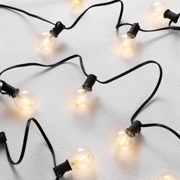 Safavieh Jenica Led Outdoor String Lights - Black | Lightbulbs | Modishstore - 3