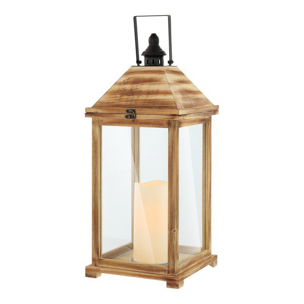 Safavieh Elida Outdoor Lantern - Brown | Outdoor Lights | Modishstore - 2