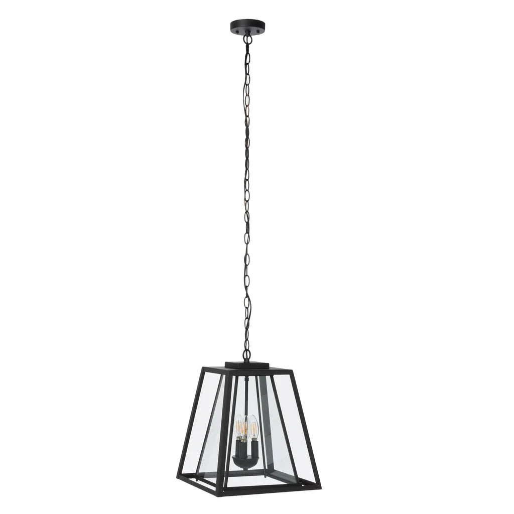 Safavieh Rydler Outdoor Pendant - Black | Pendant Lamps | Modishstore - 3