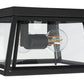 Safavieh Rydler Outdoor Flush Mount - Black | Outdoor Lights | Modishstore - 2
