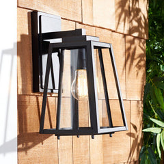 Safavieh Rydler Outdoor Wall Sconce Set Of 2 - Black