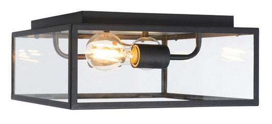 Safavieh Rinnah Outdoor Flush Mount - Bronze | Outdoor Lights | Modishstore