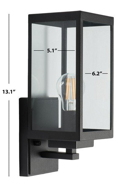 Safavieh Rinnah Outdoor Wall Sconce Set Of 2 - Bronze | Outdoor Lights | Modishstore - 3