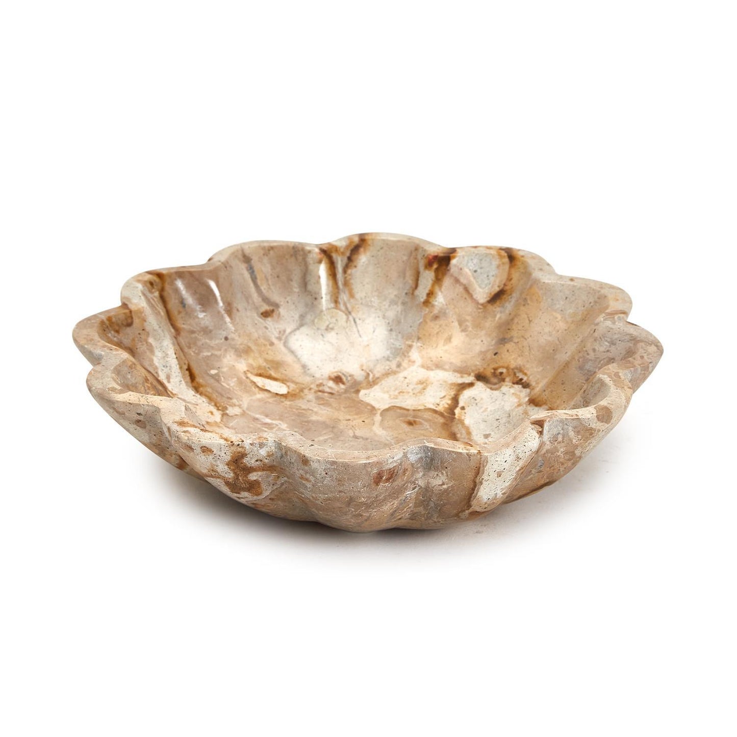 Brown Marble Bowl Set Of 4 By Tozai Home