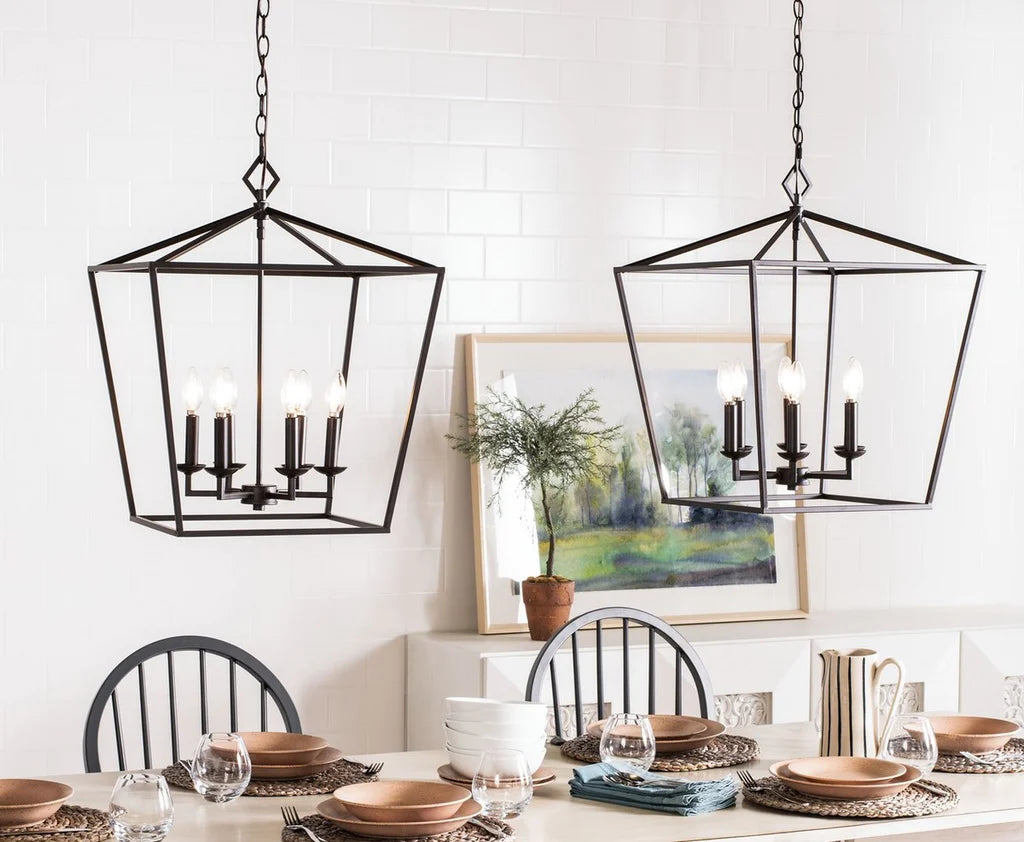 Safavieh Velsa 6Lt Pendant - Oil Rubbed Bronze (Black) | Pendant Lamps | Modishstore - 5