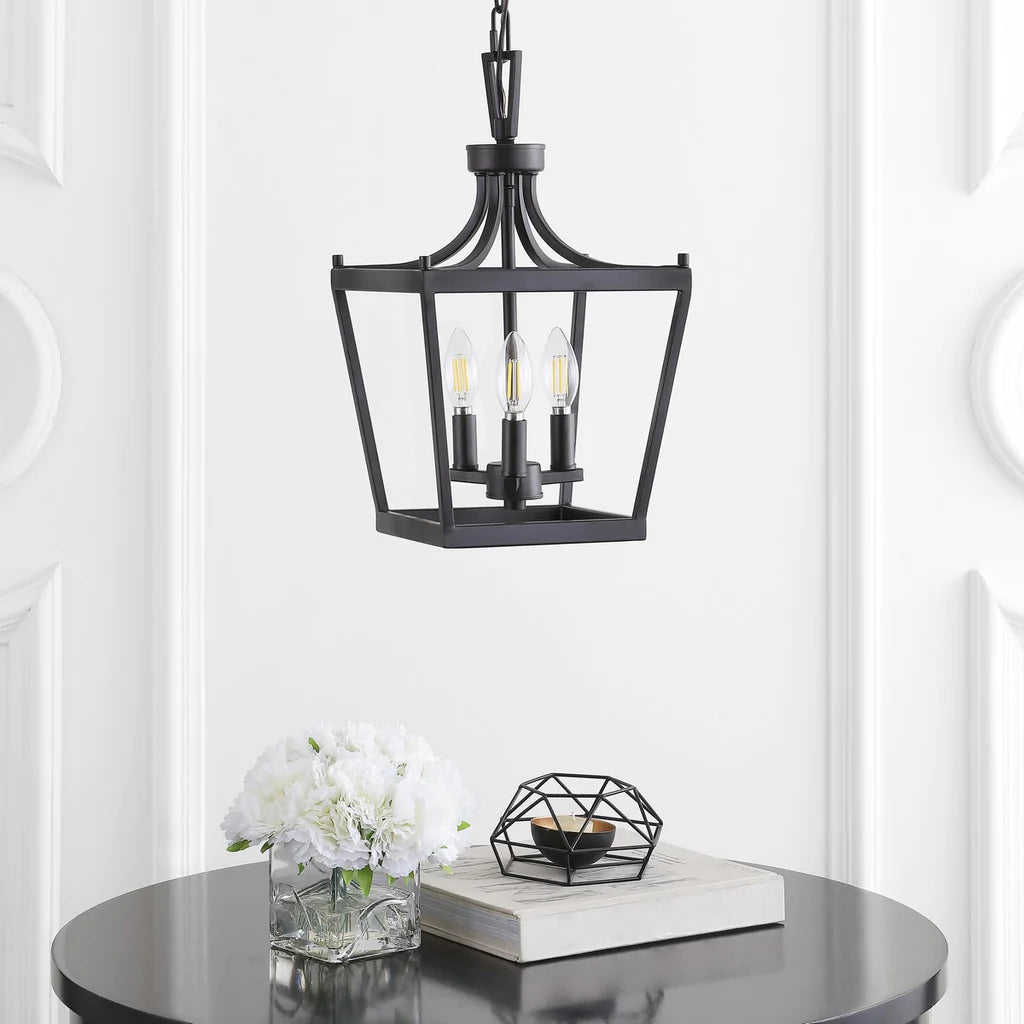 Safavieh Larton 3Lt Pendant - Oil Rubbed Bronze (Black) | Pendant Lamps | Modishstore