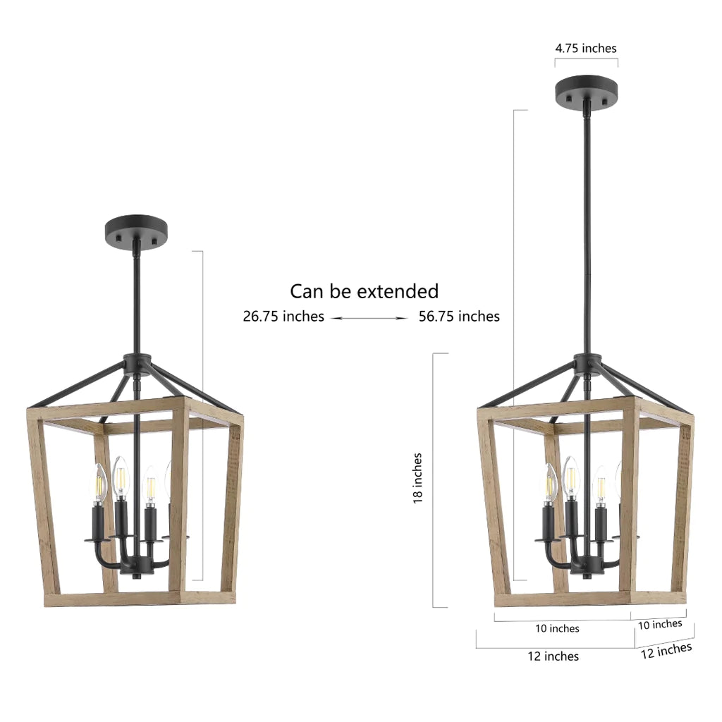 Safavieh Valdis Pendant - Black | Pendant Lamps | Modishstore - 4
