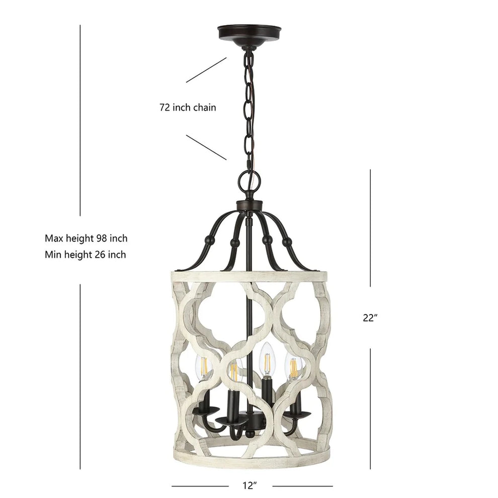 Safavieh Quinby Pendant - Oil-Rubbed Bronze (Black) | Pendant Lamps | Modishstore - 3