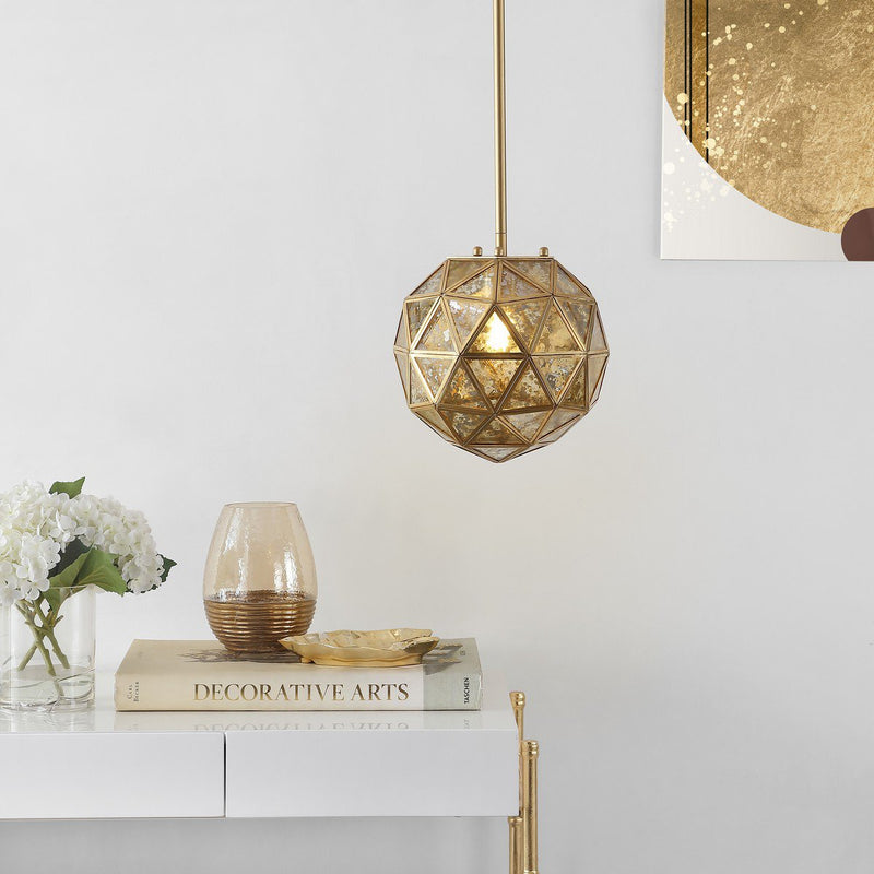 Safavieh Relma Pendant - Gold | Pendant Lamps | Modishstore