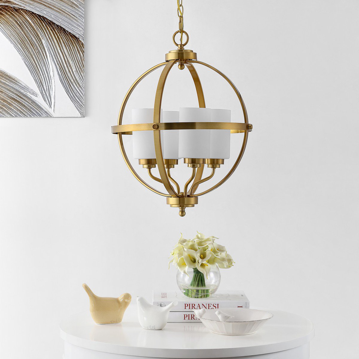 Safavieh Forler Pendant - Brass Gold | Pendant Lamps | Modishstore