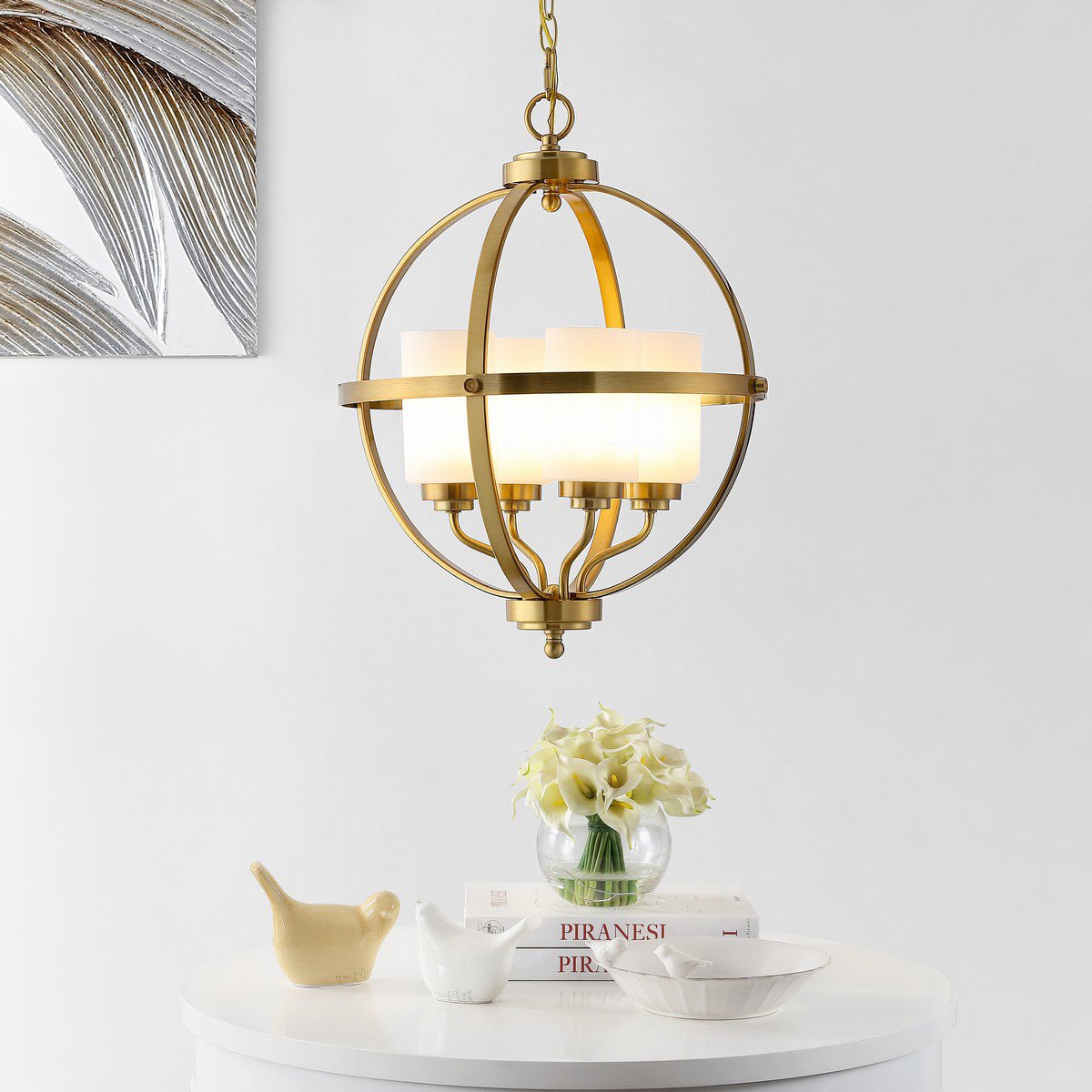 Safavieh Forler Pendant - Brass Gold | Pendant Lamps | Modishstore - 3