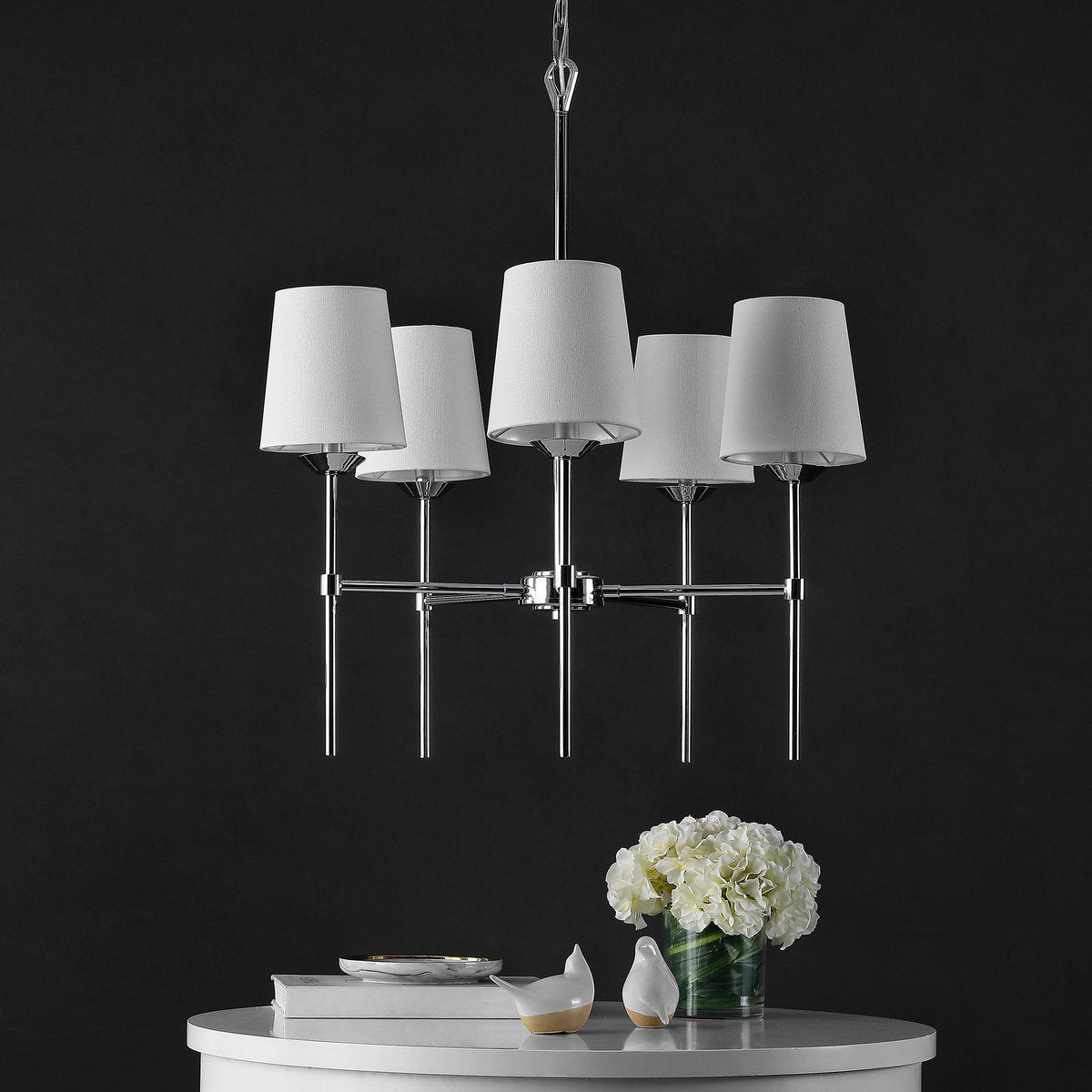 Safavieh Dortra Pendant - Chrome | Pendant Lamps | Modishstore
