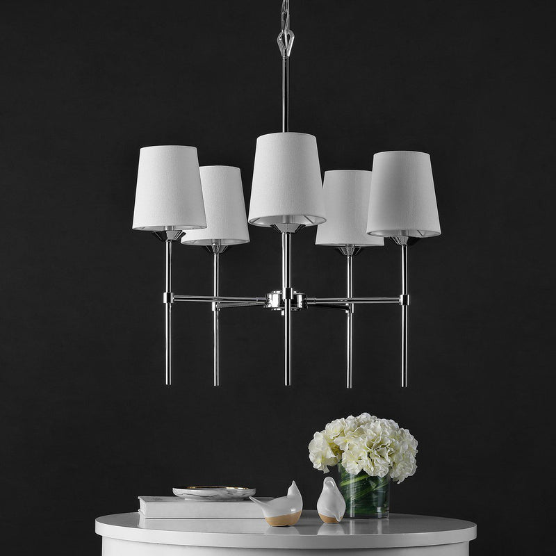 Safavieh Dortra Pendant - Chrome | Pendant Lamps | Modishstore